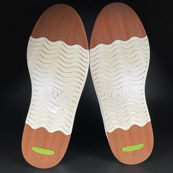 Kizik Vegas Men’s Size 13 Black Leather Handsfree Sneaker Slip On Casual Comfort - Picture 4 of 9